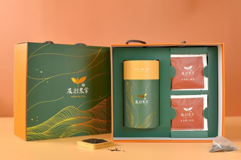 中秋禮盒【茶食x友創 聯名】 茶禮 黃 | 茶席等級茶葉x茶包