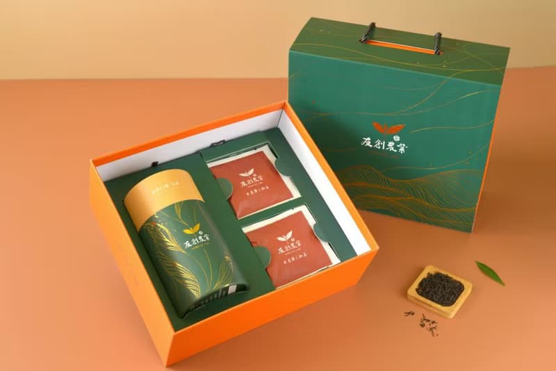 中秋禮盒【茶食x友創 聯名】 茶禮 黃 | 茶席等級茶葉x茶包
