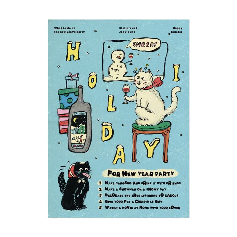 A New Year's party (Poster&Card)