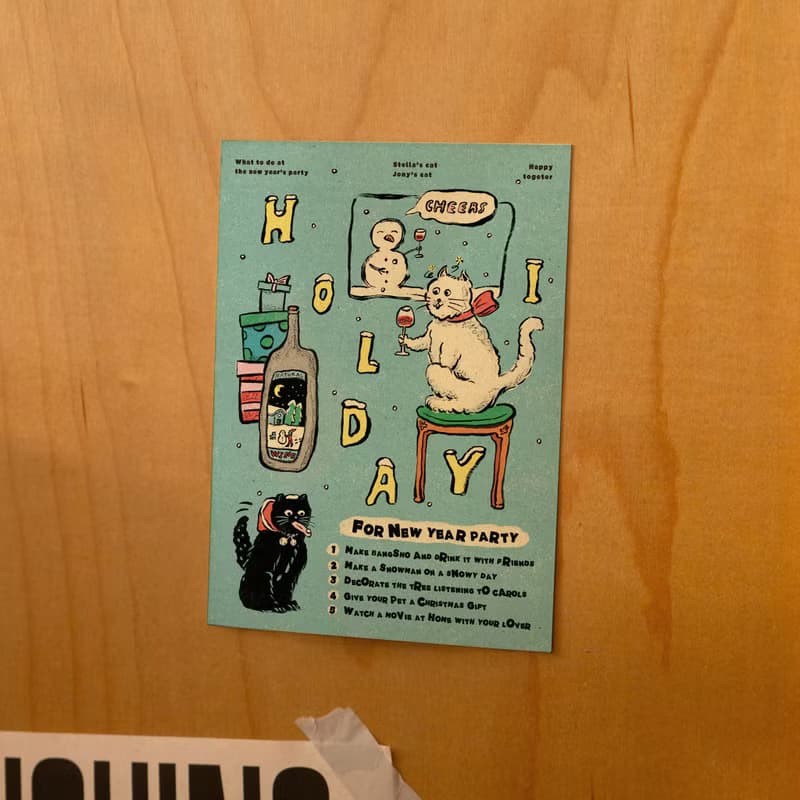 A New Year's party (Poster&Card)
