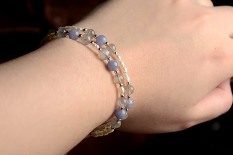 【神山晶礦】丹泉珍珠拉長手鍊/丹泉/拉長/珍珠