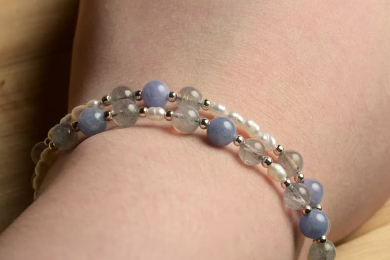 【神山晶礦】丹泉珍珠拉長手鍊/丹泉/拉長/珍珠