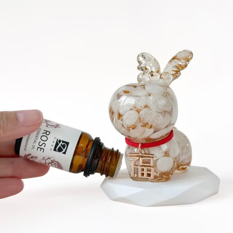 【快速出貨】新春水晶麋鹿禮盒 紅膠花 月光石 | 新年禮物 賀禮