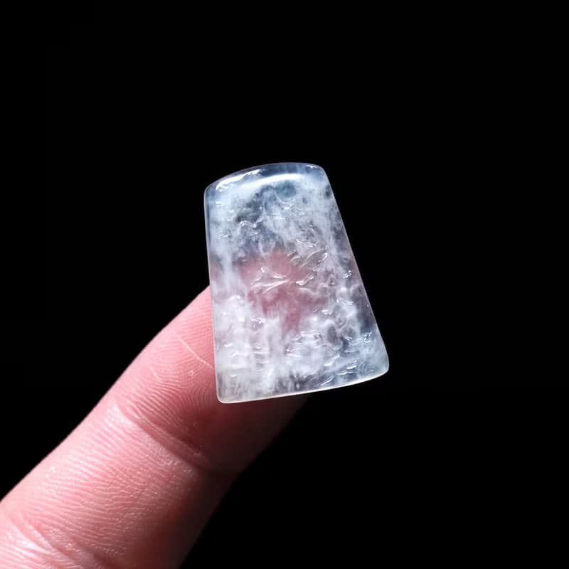 玻璃種翡翠精雕山水牌 | 天然緬甸玉翡翠A貨 | 送禮