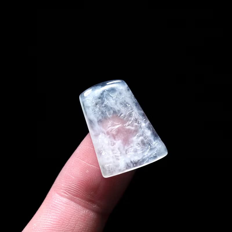 玻璃種翡翠精雕山水牌 | 天然緬甸玉翡翠A貨 | 送禮