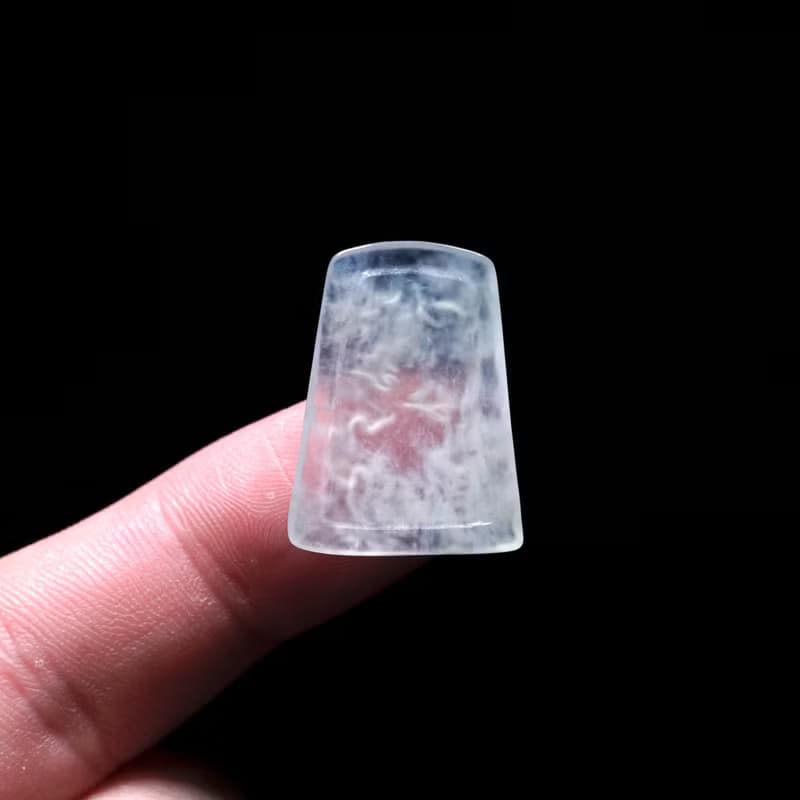 玻璃種翡翠精雕山水牌 | 天然緬甸玉翡翠A貨 | 送禮