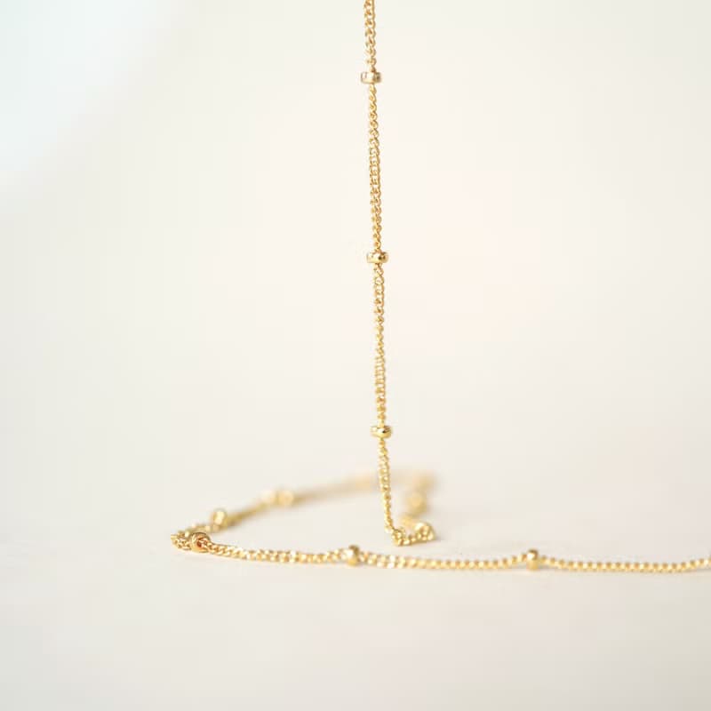 14kgf    デザインチェーンロングネックレス ５０cm