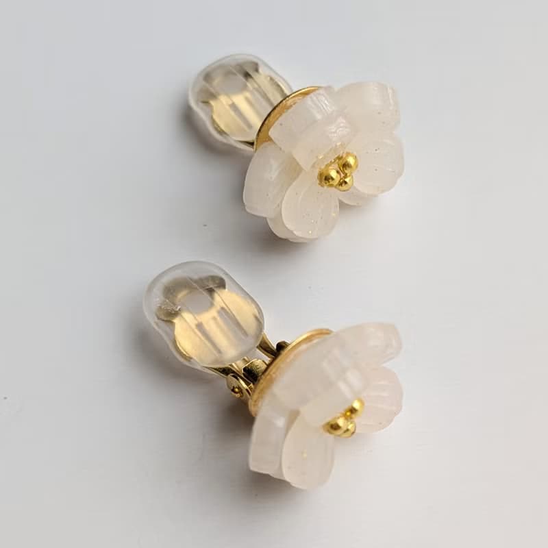 繫體字版　可融化書本禮物/耳環/土耳其桔梗/醫療級不鏽鋼316L