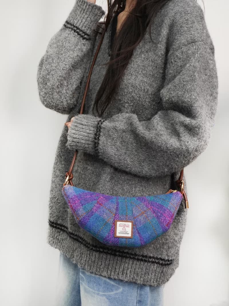 多色harris tweed牛角造型包 手提單肩包 斜挎包 生日禮物女士包
