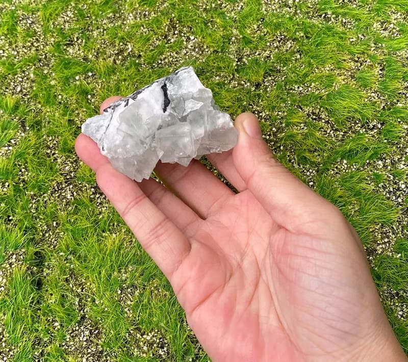 天然原礦療癒系香花領立方冰透體螢石 增智慧 療癒 聖誕禮物