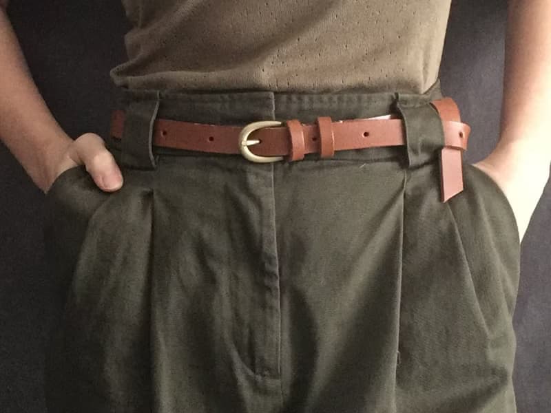 2cm 皮帶 // 2cm Leather Belt // 腰帶 // 復古皮帶 // 經典皮帶
