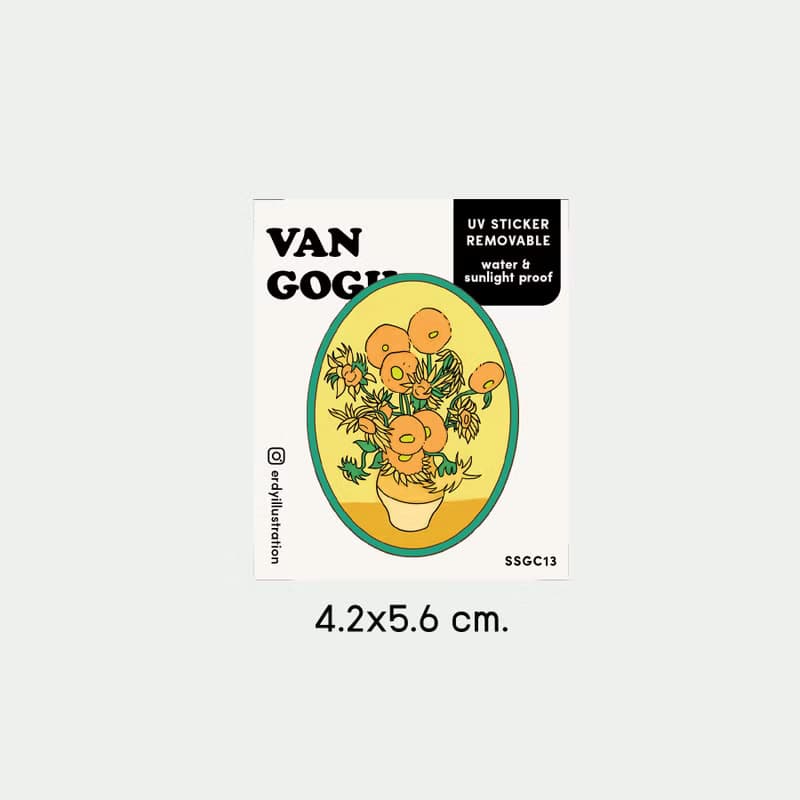 Stickers Di-cut | art iconic  (SET) Size ~5 cm
