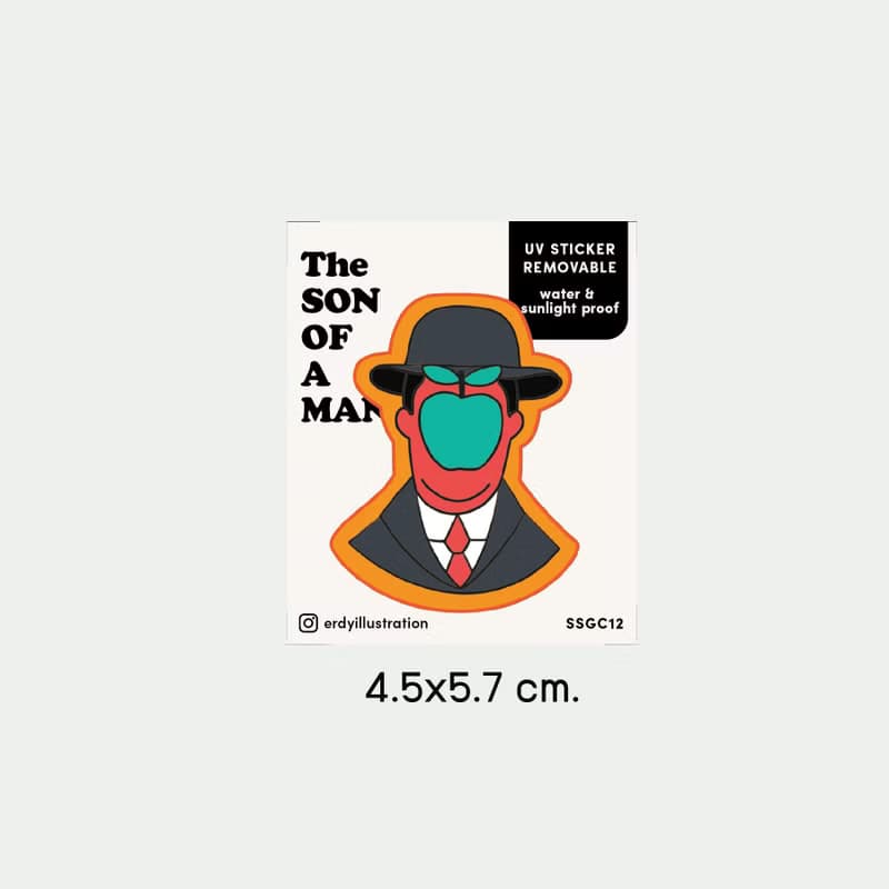 Stickers Di-cut | art iconic  (SET) Size ~5 cm