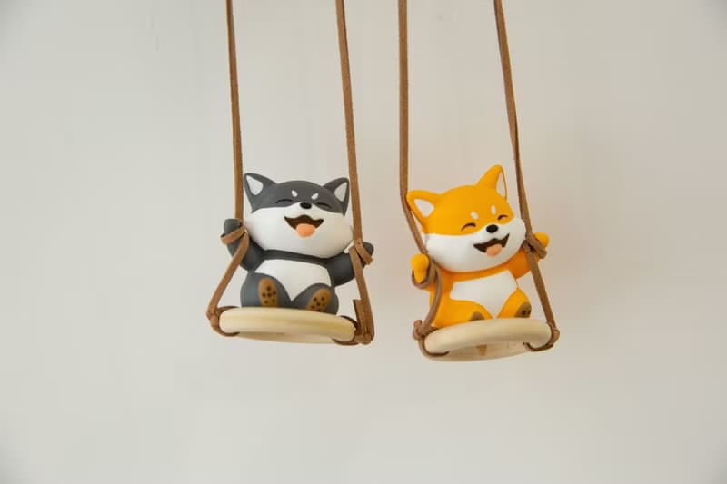 柴犬大學 鞦韆柴柴擴香石組 車內/室內香氛 芳香石 送禮 柴犬禮物