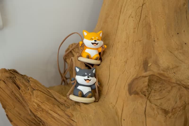 柴犬大學 鞦韆柴柴擴香石組 車內/室內香氛 芳香石 送禮 柴犬禮物