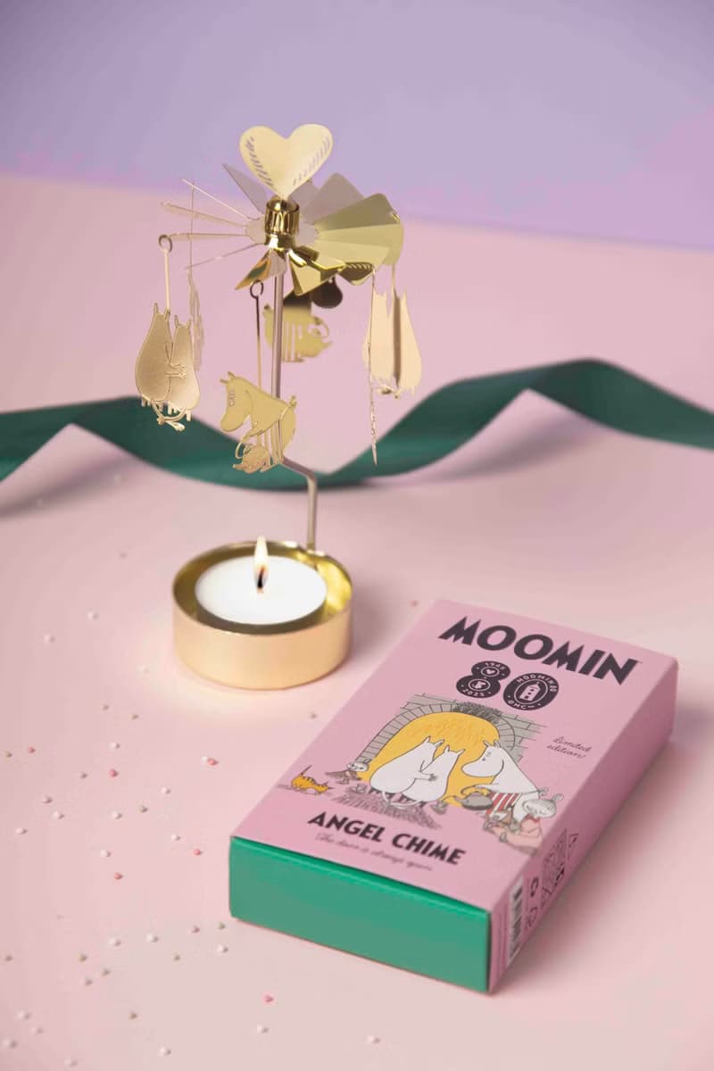 moomin 姆明/嚕嚕米旋轉燭座(附蠟燭)/送禮/精美禮盒