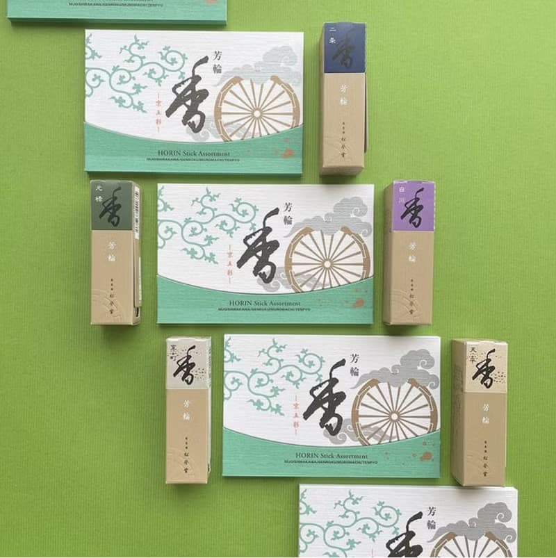 京五彩 Kyogosai 五款線香組禮盒 【松榮堂 Horin芳輪系列】