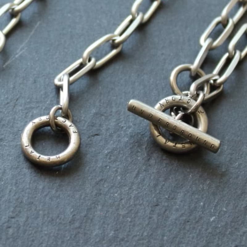 黃銅×無斯坦斯項鍊  鏈內克萊斯