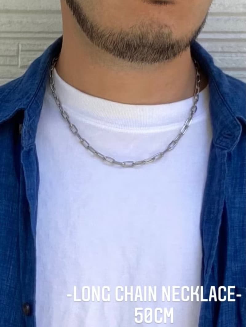 黃銅×無斯坦斯項鍊  鏈內克萊斯