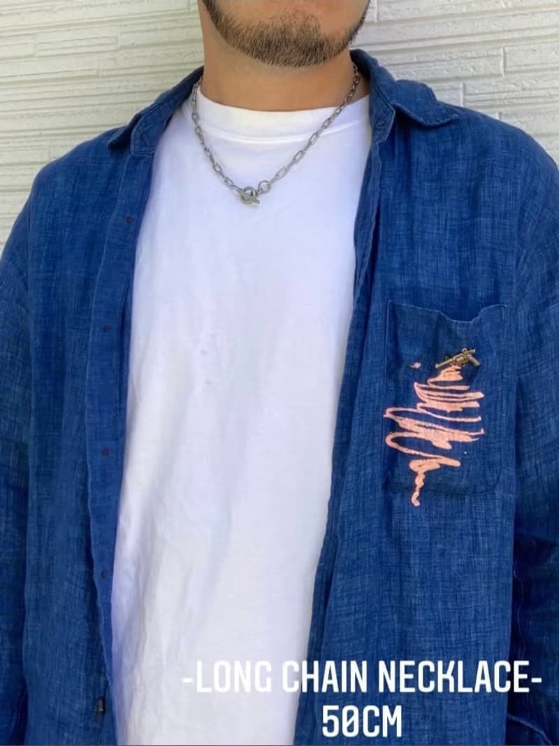 黃銅×無斯坦斯項鍊  鏈內克萊斯