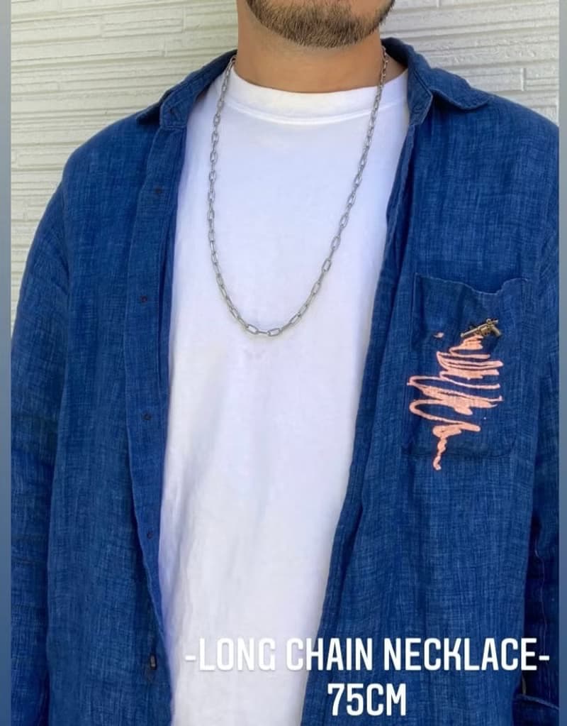 黃銅×無斯坦斯項鍊  鏈內克萊斯