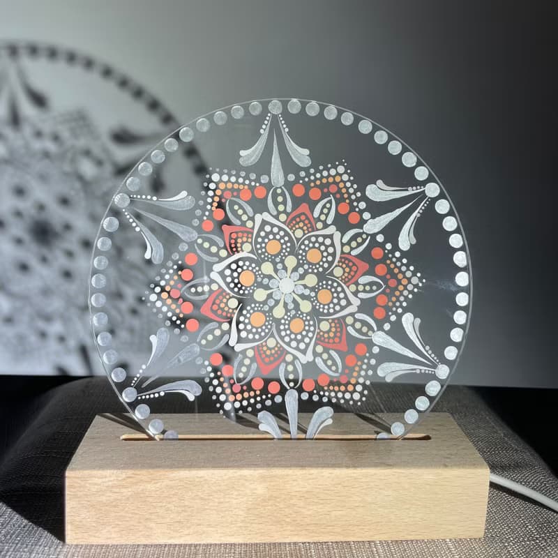 Mandala 手繪曼陀羅夜燈