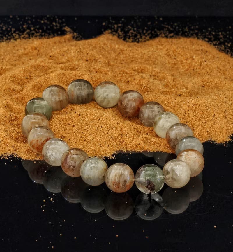 千層四季幽靈 11.8mm 水晶手鍊 ( HKA9203 )