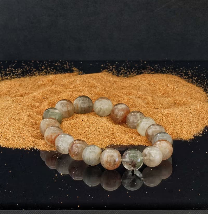 千層四季幽靈 11.8mm 水晶手鍊 ( HKA9203 )