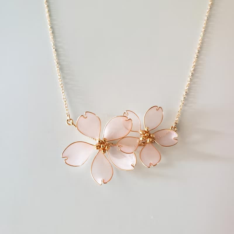 満開桜のネックレス