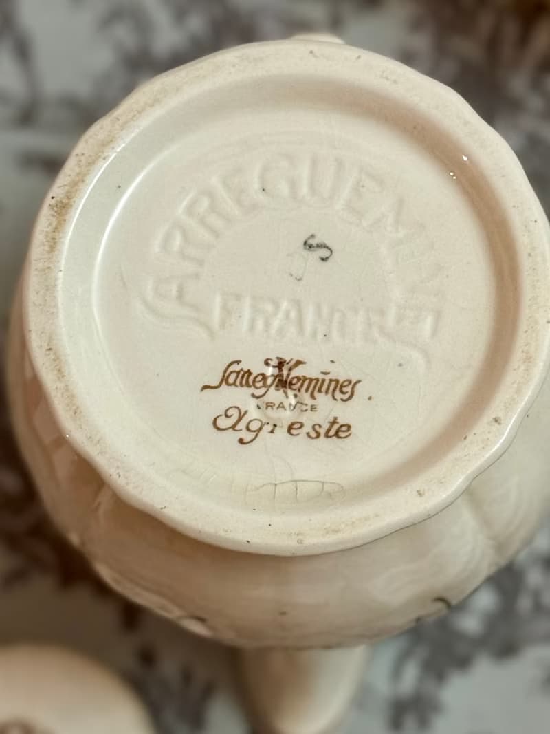 50344-迷人法國Sarreguemines AGRESTE 系列瓷壺