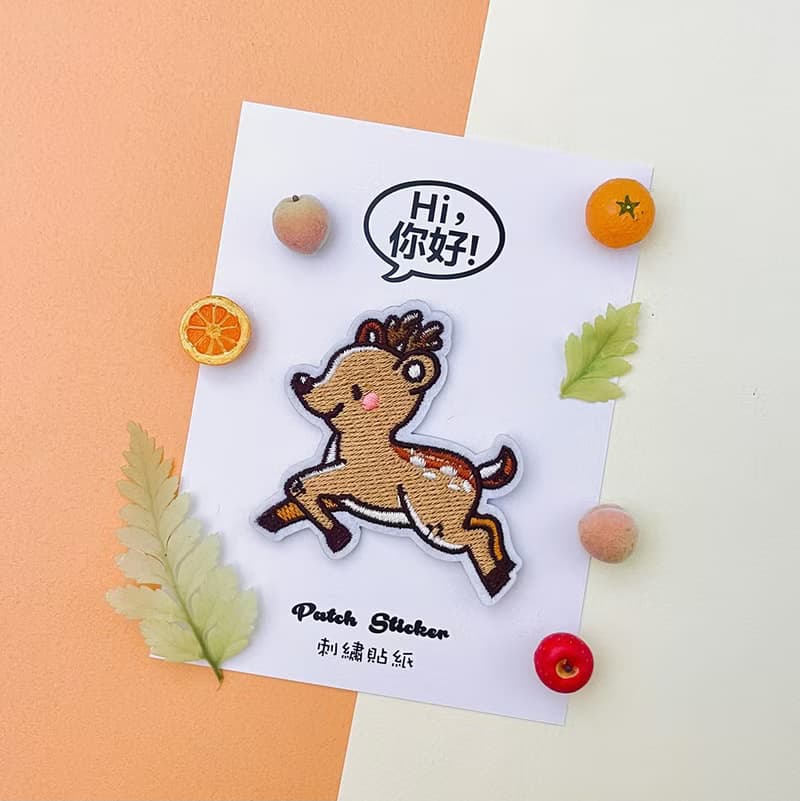 刺繡貼紙-梅花鹿