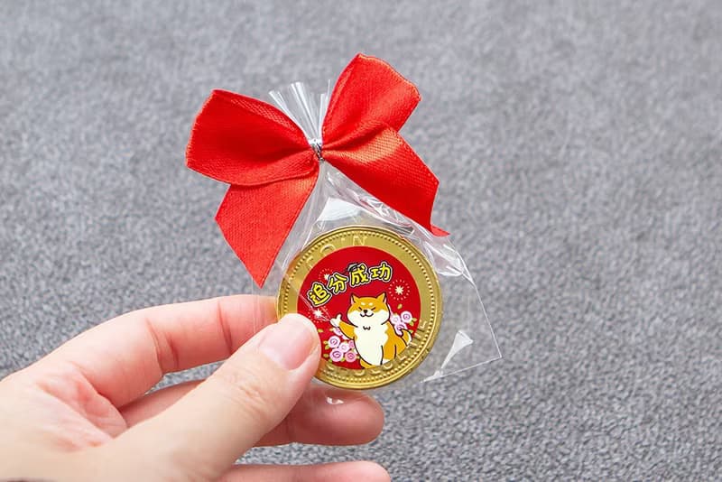 考試祝福All pass小禮物 單包裝女王金幣巧克力