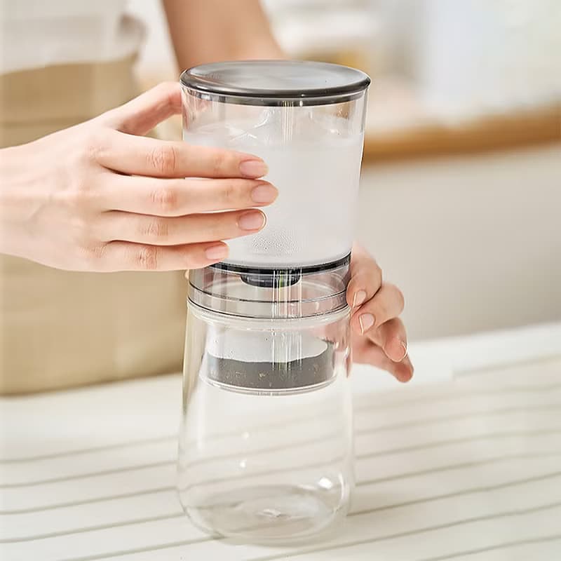 冰滴咖啡壺/350ml/外部調節滴速/可免耗材/在家做冰滴