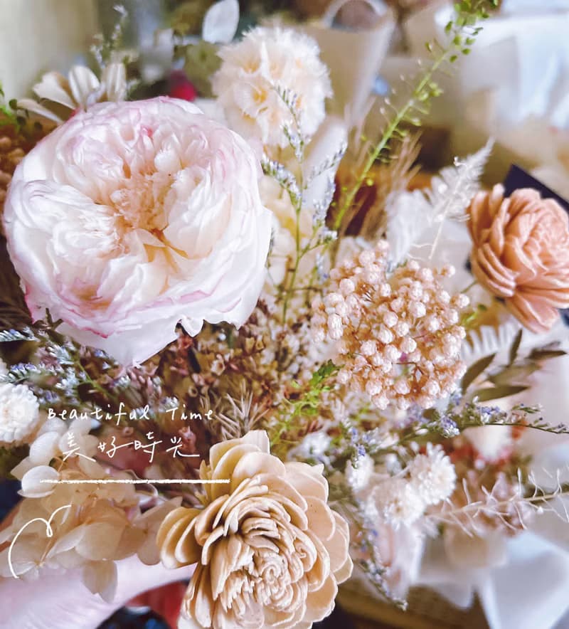 不凋永生乾燥花束、畢業花束、母親節、求婚花束