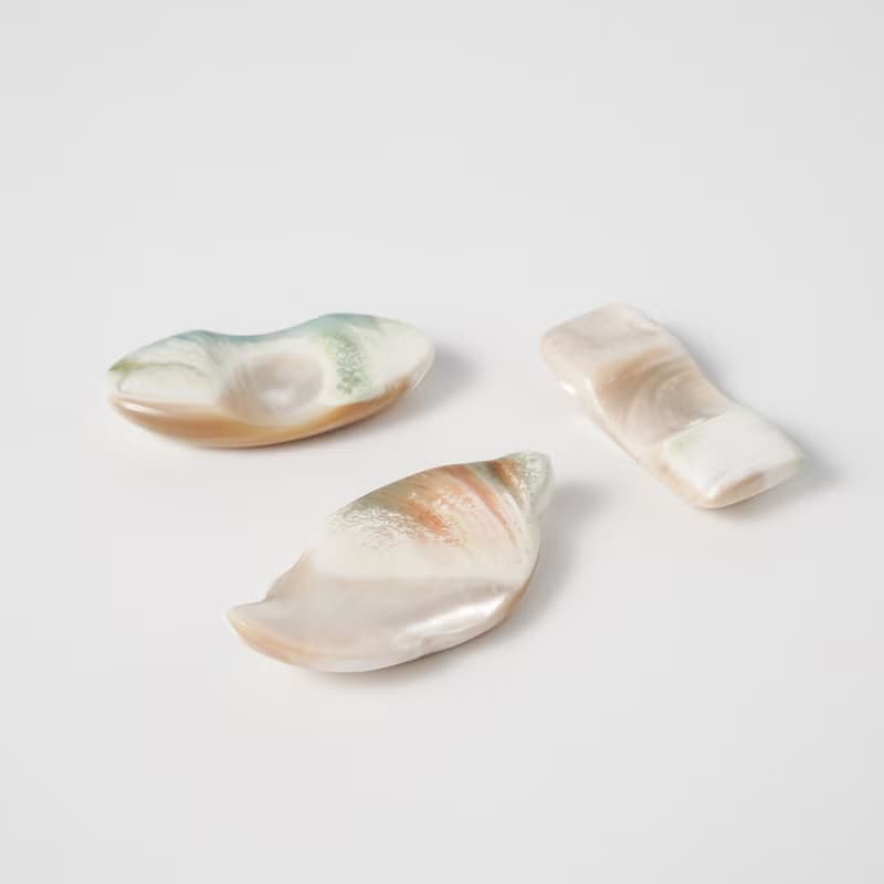 婚禮小物 | 珍珠母貝 筷(含隨機筷架) / 澳洲天然貝殼 | 伴娘禮