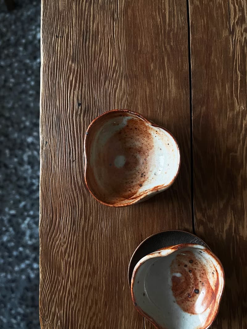 志野 茶杯 兩入 | 陶器皿