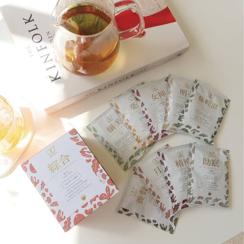 體驗組【 綜合 九種口味】無咖啡因 沒有中藥味の漢方茶 送禮