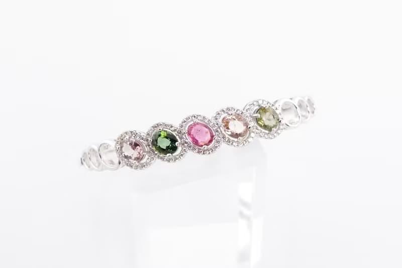 寶麗金珠寶-天然彩色碧璽手環