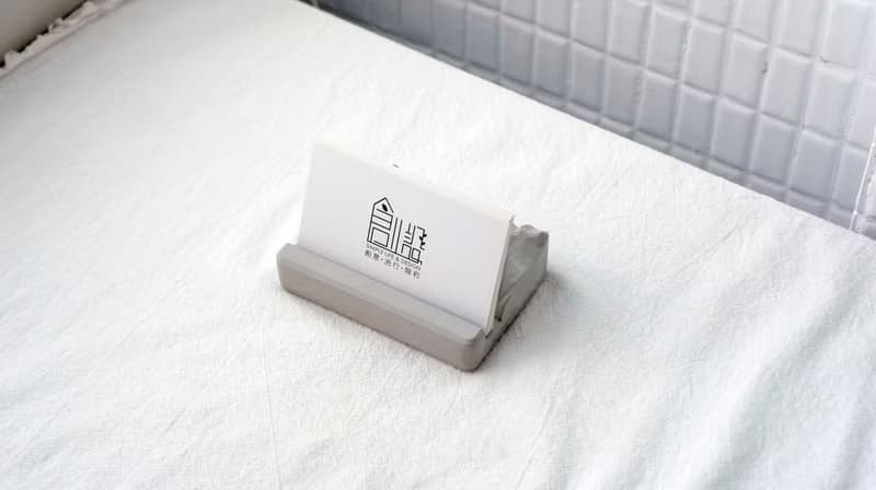 玉山水泥名片座+手機座 | 台灣設計製造(MIT)