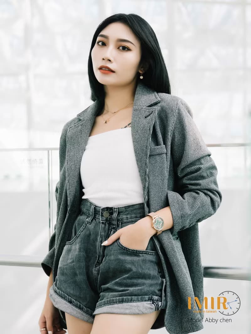 IMIR 璀璨 | 綠孔雀石 玫瑰金殼 皮帶(36mm)