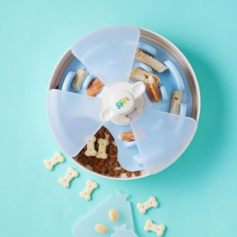 【貓狗用品】PetDreamHouse 旋轉益智慢食碗 UFO迷宮