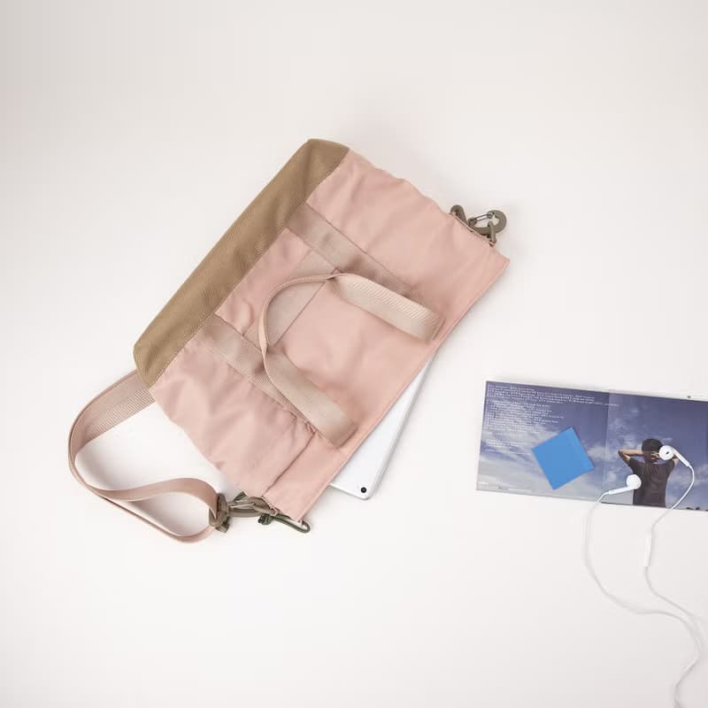 Tote+ 復古托特包 大容量 輕便防水 斜挎手提 優質尼龍 墨綠