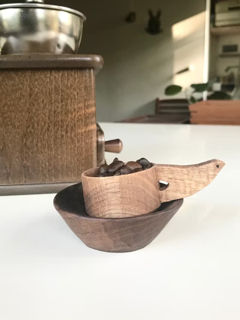 鳥のコーヒーメジャースプーン　豆摺り切り7g