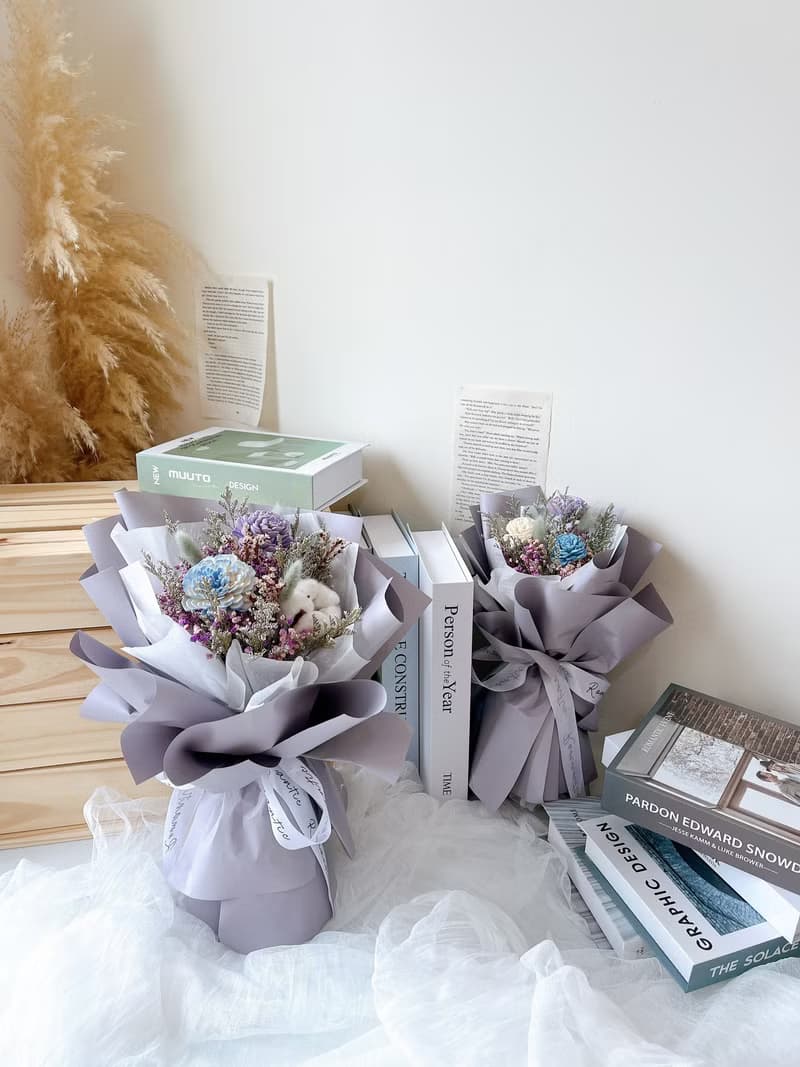 S號 畢業花束 乾燥花 花束 母親節 畢業