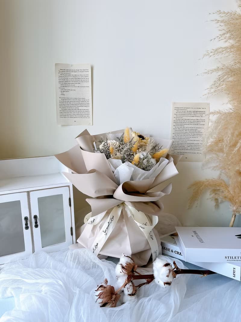 S號 畢業花束 乾燥花 花束 母親節 畢業