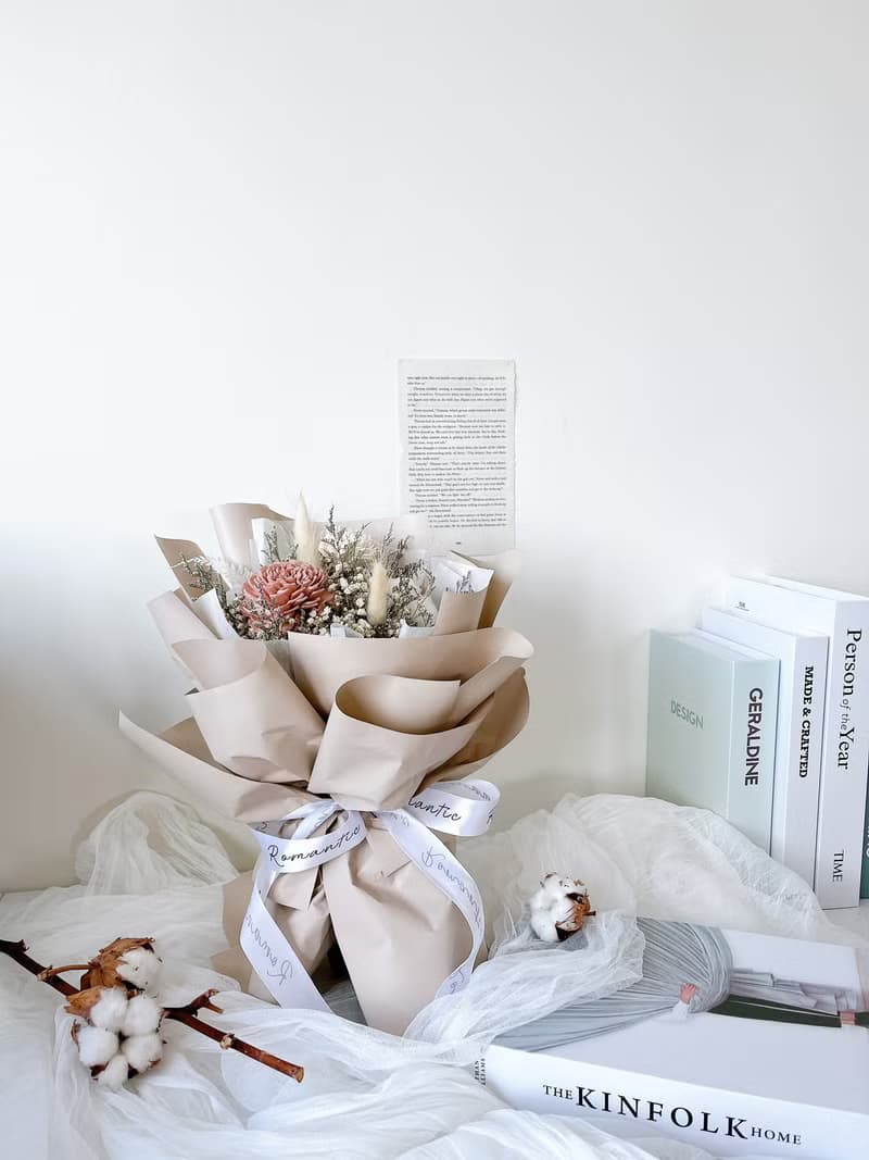 S號 畢業花束 乾燥花 花束 母親節 畢業