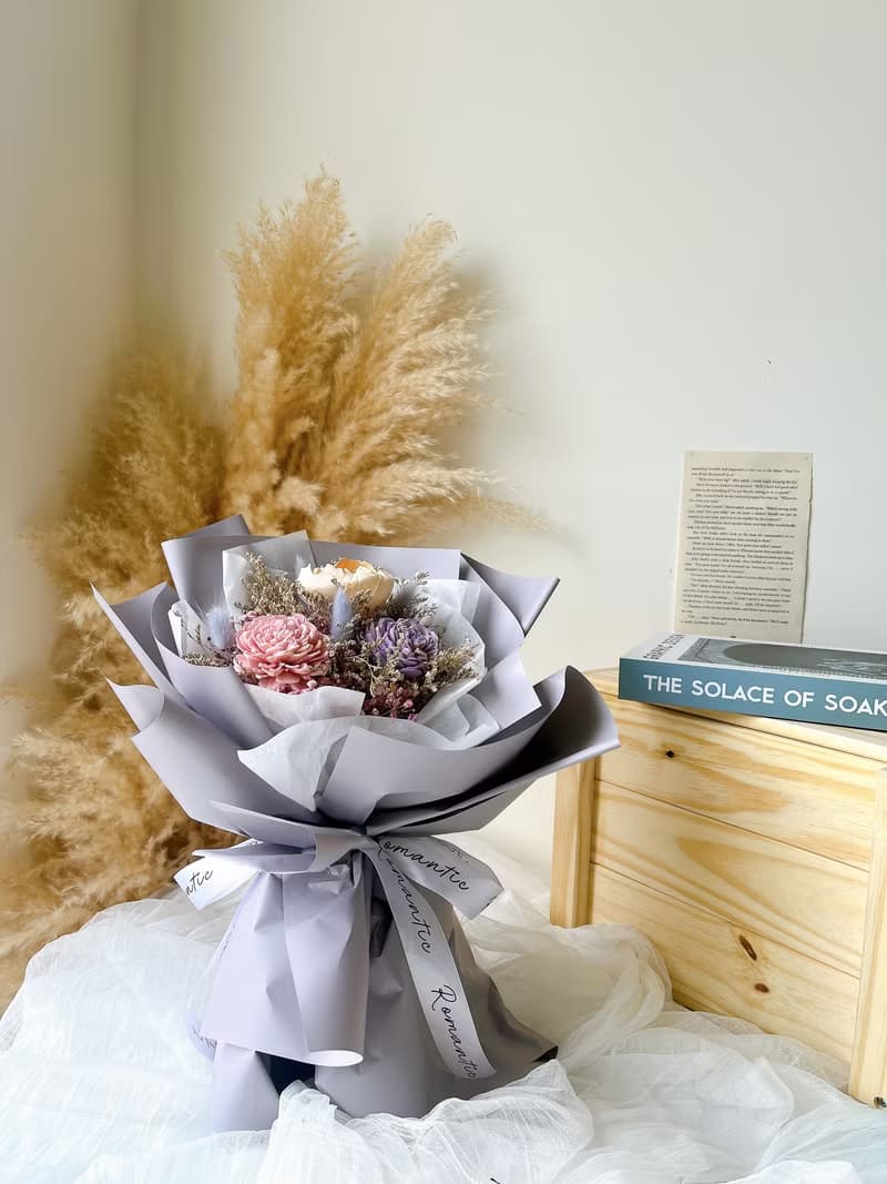 S號 畢業花束 乾燥花 花束 母親節 畢業