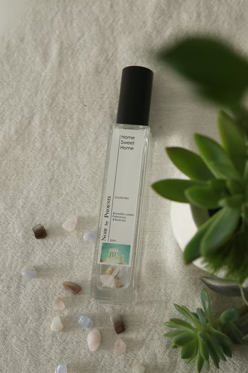 築夢之巢玄關精油水晶噴霧50ml 索馬利亞乳香 玫瑰草 松脂 香氛
