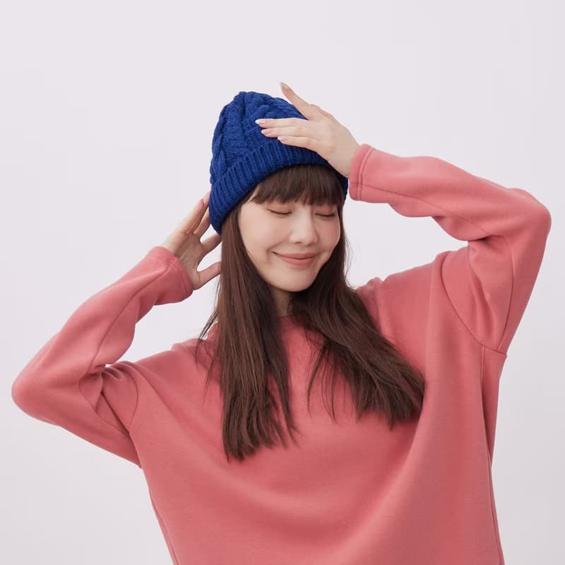 Merry 麻花保暖針織毛帽Beanie (三色可選)