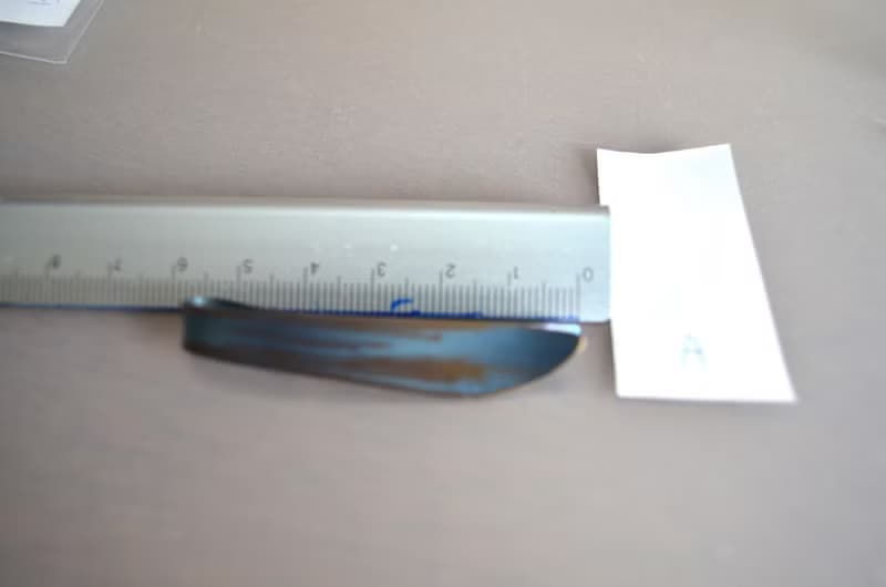 Titanium tie bar・羽の純チタンネクタイピン・A